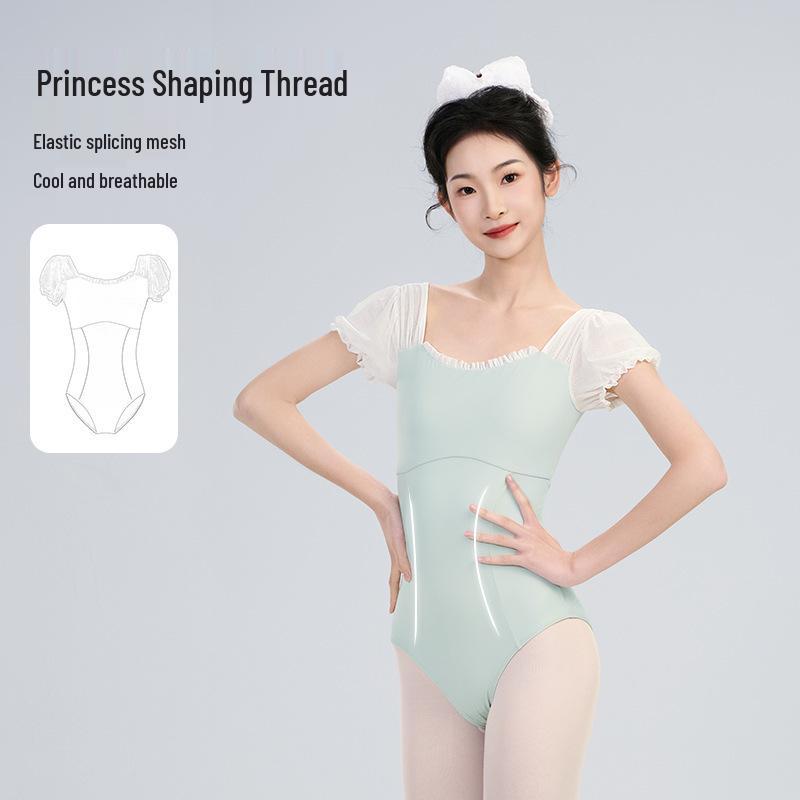 Women's Short Sleeve Ballet Leotard - New Style Dancewear for Gymnastics & Practice
