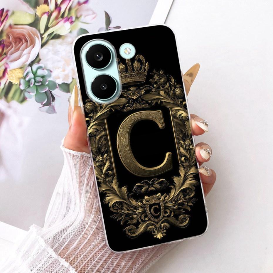 Fashion Crown Letter Case For Xiaomi Poco X8 Pro Soft Silicone TPU Back Cover For Xiaomi Poco X8 Pro Max X8Pro Phone Cases