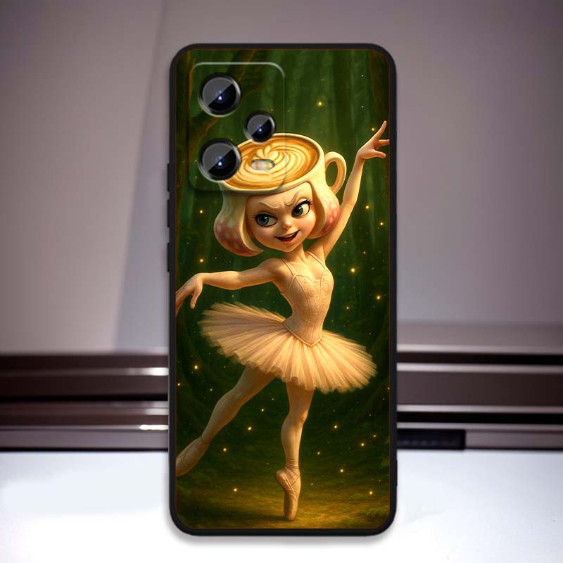 AI Shanhaijing Illustration Phone Case For Xiaomi Redmi Note 15 14 13 12 12S 11E 11 11S Pro Plus 4G 5G Black Soft TPU