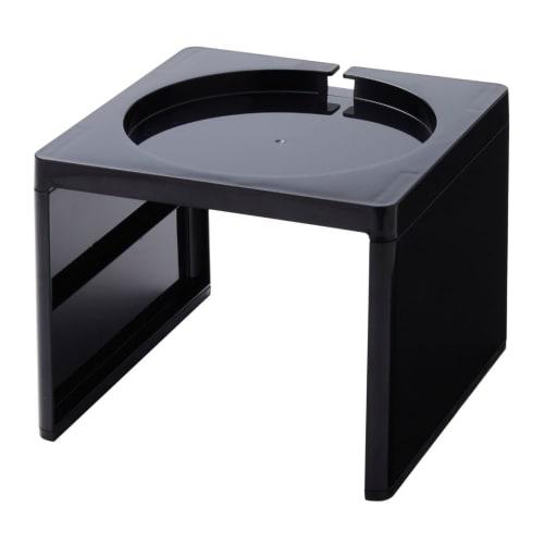 Iseto (ISETO) Kitchen Rack, Black, Electric Kettle Rack, Made in Japan, Slim, Tabletop, Over-the-Sink Shelf, Black, Electric Kettle Design, I-636