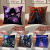 Anime Action TThe EEminence In SShadow Cushion Cover Pillowcase Short Plush Invisible Zipper Room Sofa Cushion Cover