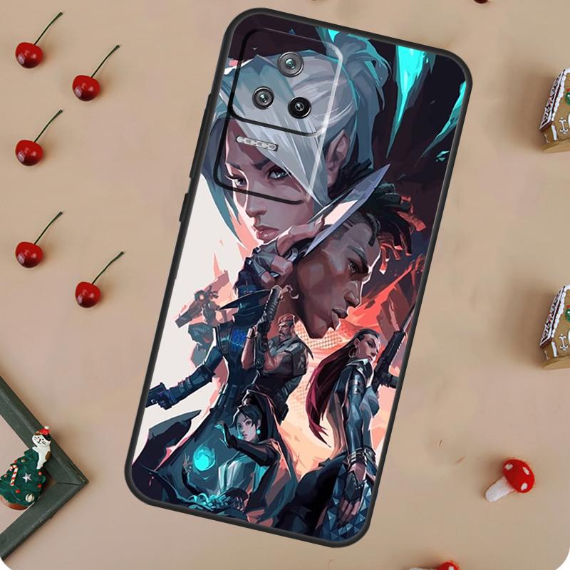 Valorant Case For Xiaomi 15 14 Ultra 17 Pro Max 14T 15T Pro POCO X7 Pro X5 X6 F5 F6 F7 F8 Ultra Cover