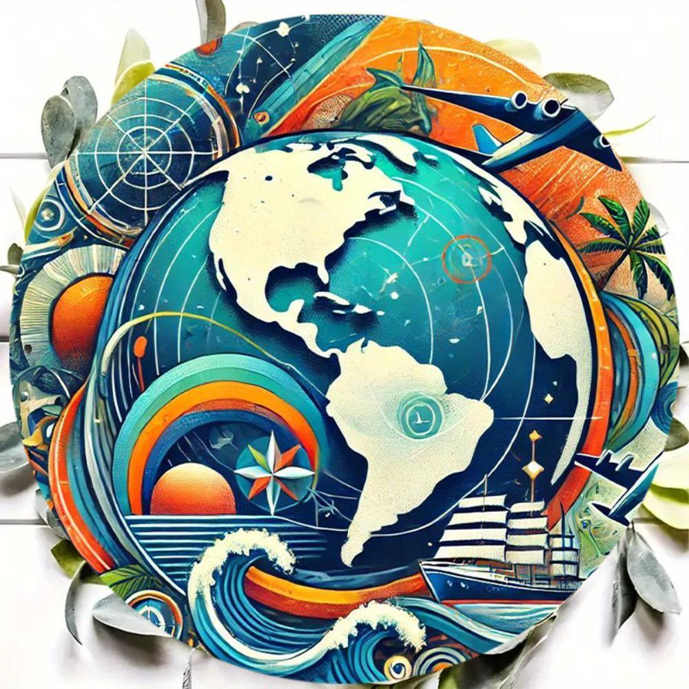 Garage Bar Metal Tin Sign Wall Decor 20x20cm