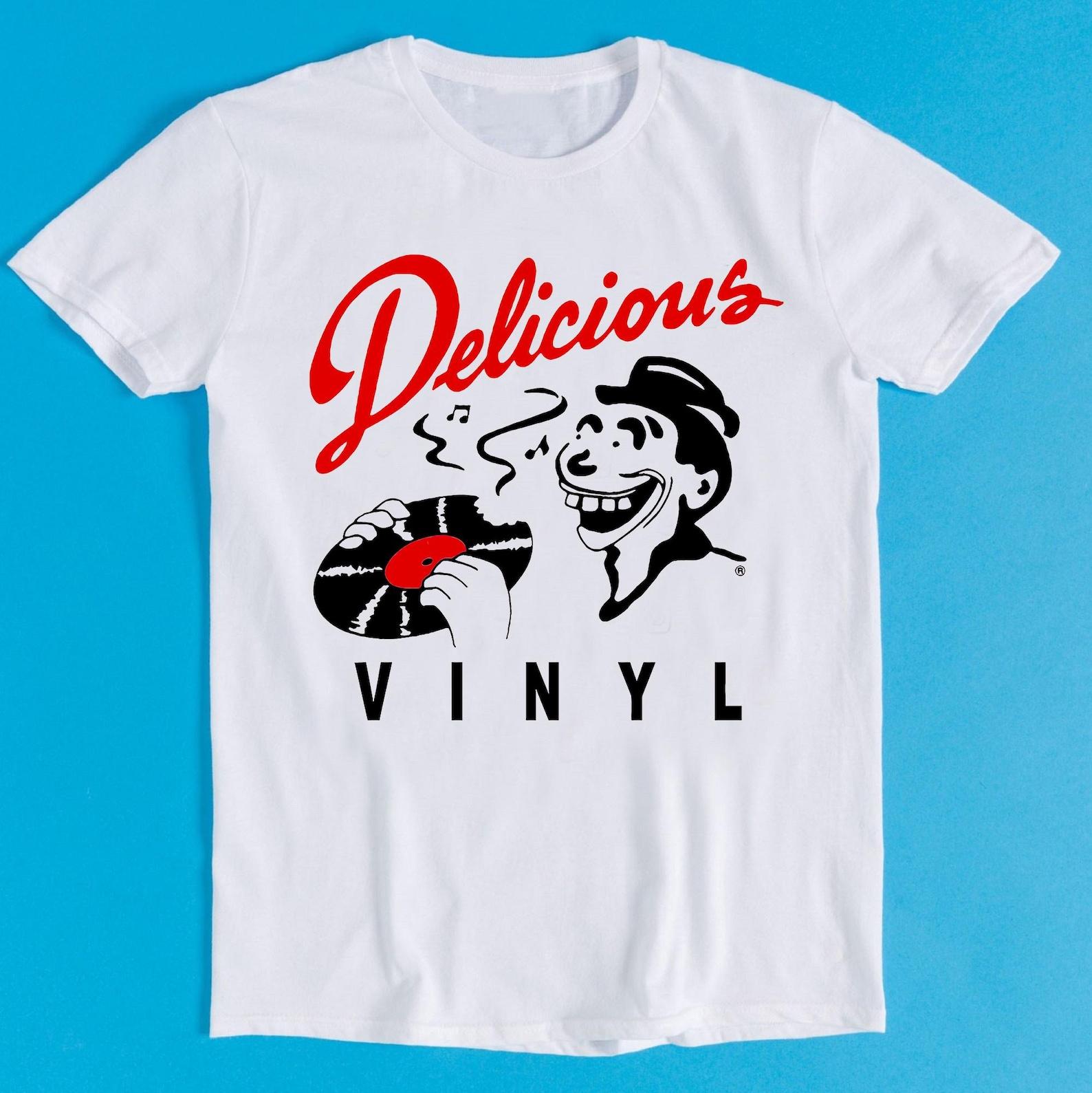 Delicious Vinly Music Record Label Rap Hip Hop Meme Cult Movie Music Unisex Men Women Cool Gift Tee T-Shirt K2730 S