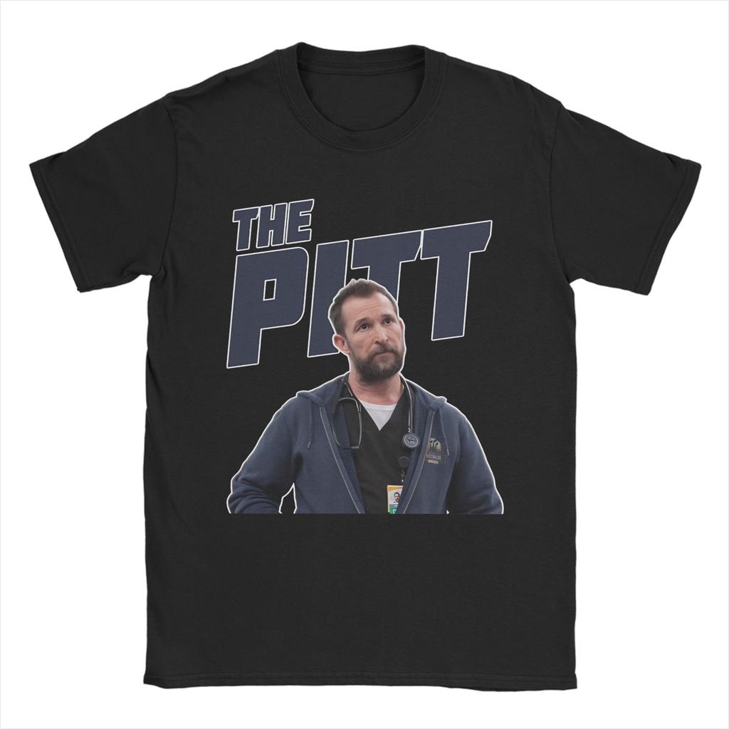 Pitt Koszulki z nadrukiem Unisex Damskie Dr Jack Dr Robby Bawełniany T-shirt Ubrania