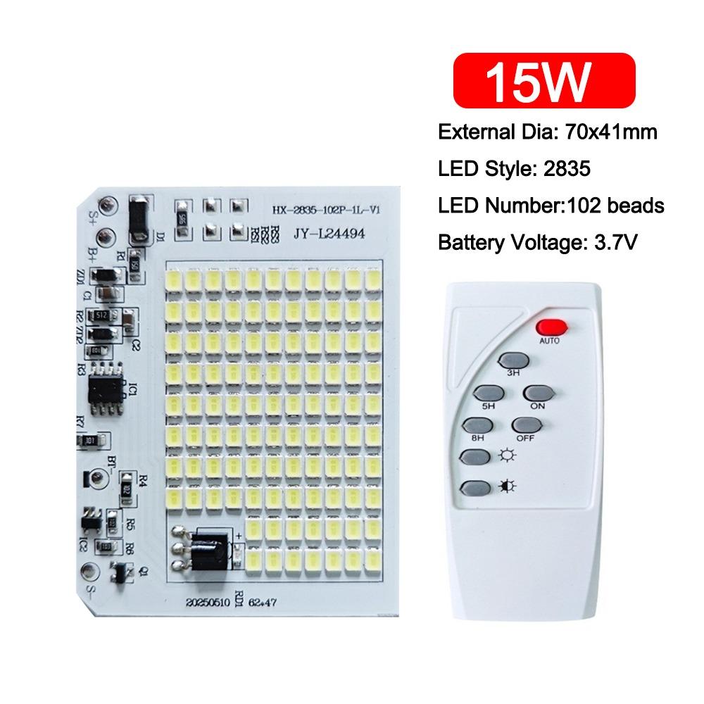 1Pcs 10W/15W/25W/40W/60W/100W LED Solar Light Board Smart IC Led Light  For Outdoor FloodLight