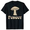 Fungi Fun Guy Divertente Amante dei Funghi T-Shirt Unisex Abbigliamento Donna Moda T-Shirt Cotone Manica Corta Oversize Larga T-Shirt Top
