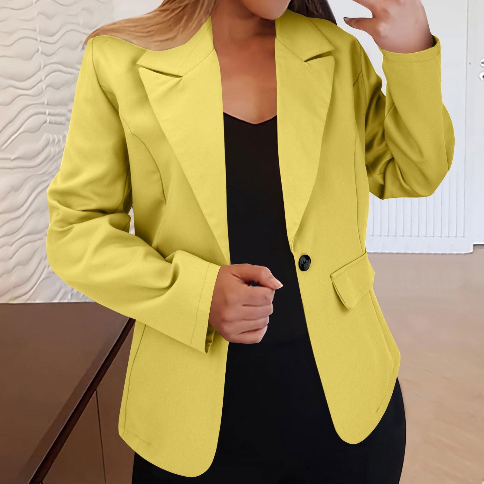 

Женский модный кардиган с длинным рукавом, однотонный, маленькая куртка XL жёлтый