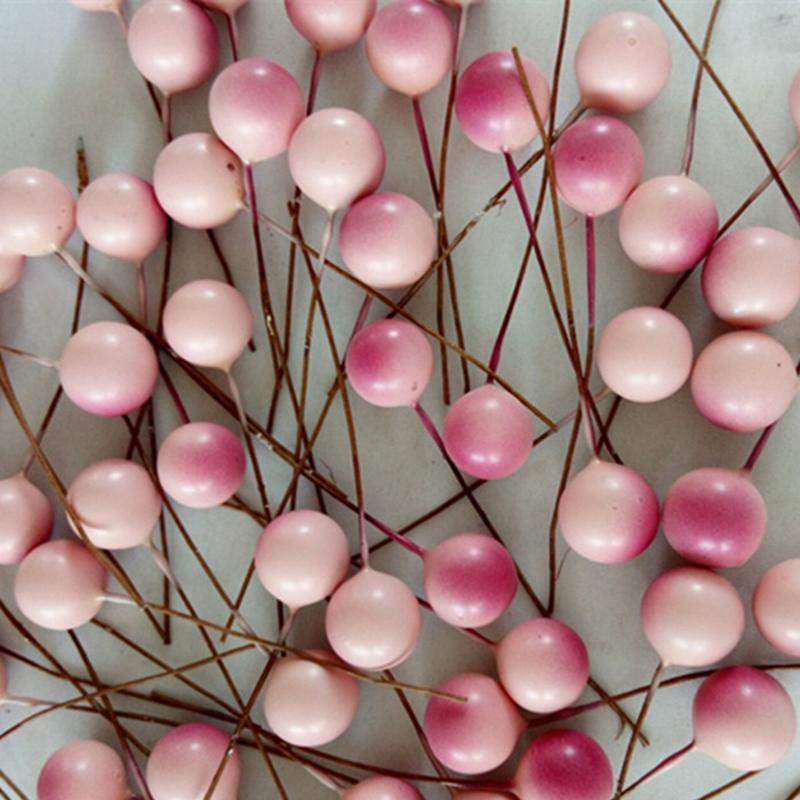 

100 шт., имитация пены, ягод, цветов, искусственный букет, ручная работа для DIY, домашнего свадебного украшения, товары для вечеринок розовый