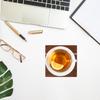 Handmade Wooden Coasters, Stylish Tea Trays and Dessert Plates, Thick, Waterproof, Decorative, Insulated, Stylish Cup Holders, Suitable for Home,