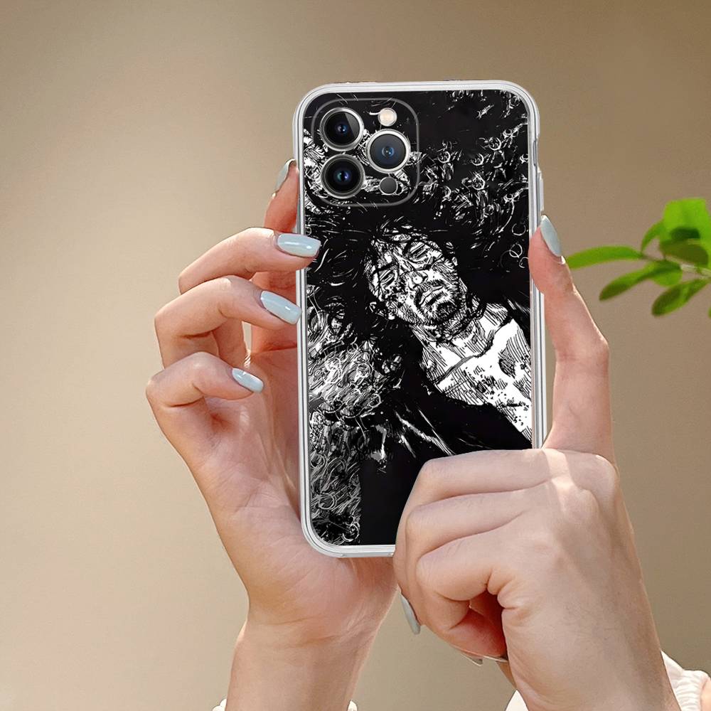 

Anime Vagabond Transparent TPU Phone Case For IPhone 17 11 12 13 14 15 16 Pro Max 16 Plus Cover iPhone 14 plus