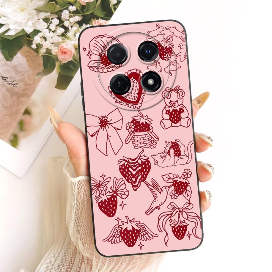Case For Huawei Nova 12i 13i Shockproof Cover Lovely Cartoon Cat Soft Silicone Funda For Huawei Nova12i Enjoy 70 Pro Phone Shell