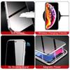 Tempered Glass Magnetic Cases For  iPhone 14 13 12 11 Pro XS Max XR 7 8 Plus SE 2020 Case Anti Spy 360 Metal Protective Cover