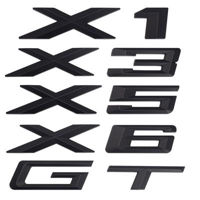 Car Badge Emblem Rear Trunk Sticker for  X5 E70 F15 F85 X1 E84 F48 X3 G01 E83 F25 X6  F16 F86 GT Letter Word Sticker