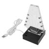 Light Up Guitar Pick Holder 3 Color Temperatures 10 Brightness 8 Slots Adjustable Acrylic Electric G
