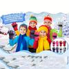 Kinder Winter Skihandschuhe Wasserdicht Winddicht Dick Warm Fleecegefüttert Cartoon Thermische Fäustlinge für Jungen Mädchen Outdoor Winter Ski Radhandschuhe