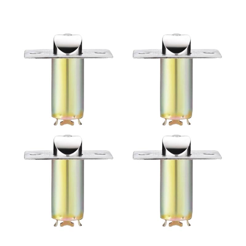4Pcs Lock Body Tongue Round Door Handle Knobs Lock Cores Locking Tongue Hardware Lockcase Fitting Lock Accessories