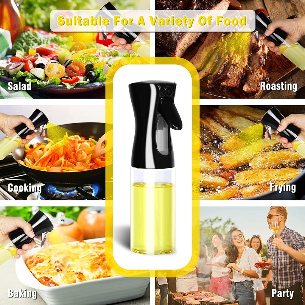 200ml 300ml 500ml Bottiglia spray di olio Cucina Cucina Dispenser di olio d'oliva Camping BBQ Cottura Aceto Salsa di soia Spruzzatore Contenitori