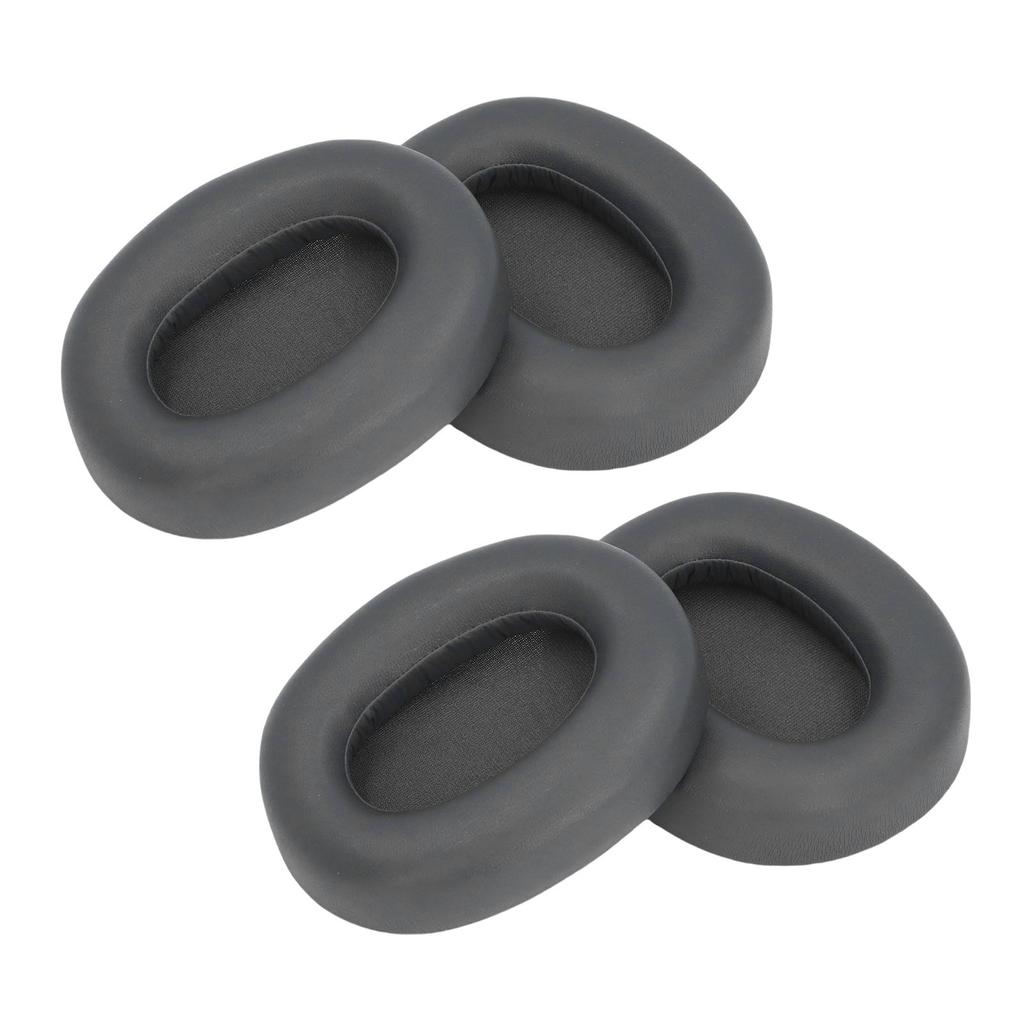 2 Pairs Replacement Earpads Cushions Fit for W800BT Free Noise Cancelling Headphone Protein Leather Ear Pads Muffs Gray