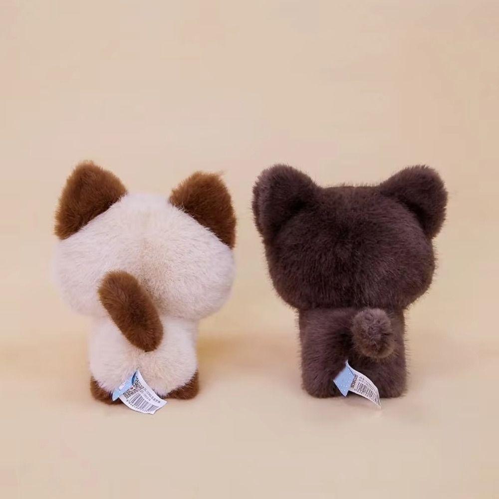 Siamese Cat Stuffed Doll Stuffed Animals Black Cat Plush Boy Girl Cat Plush Toy Holiday Gift