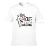 Cute Dangerous Karate Taekwondo Shirt Funny Gifts Tshirt Tshirts Tops Shirts Funky Cotton Gift Hip Hop Unisex