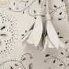 Daks Ivory Leather Flower Punching Shoulder Bag   Dcba6e587iv