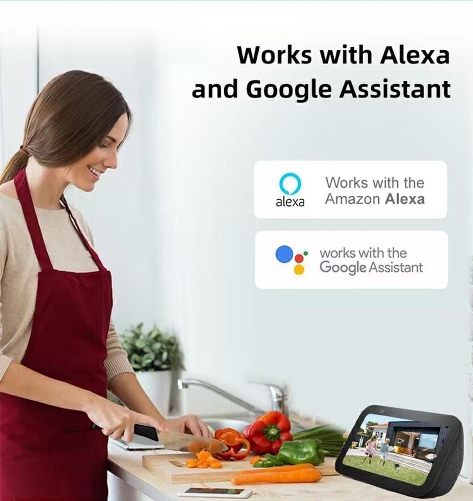 iCSee E27 Wireless HD Bulb Camera - Indoor WiFi Remote Monitor.