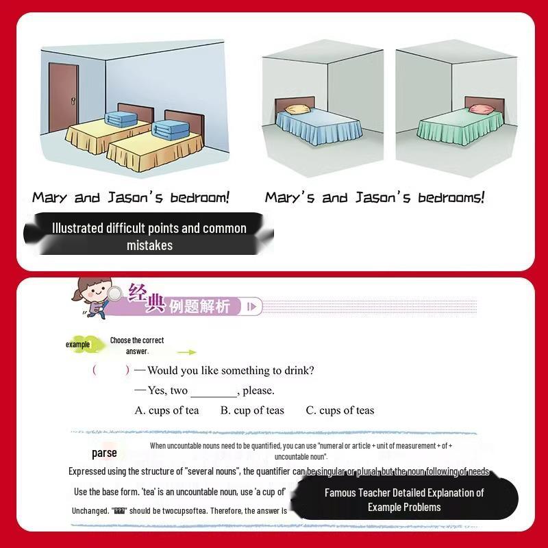 Elementary English Grammar: Learn with Comic Illustrations - Special Training