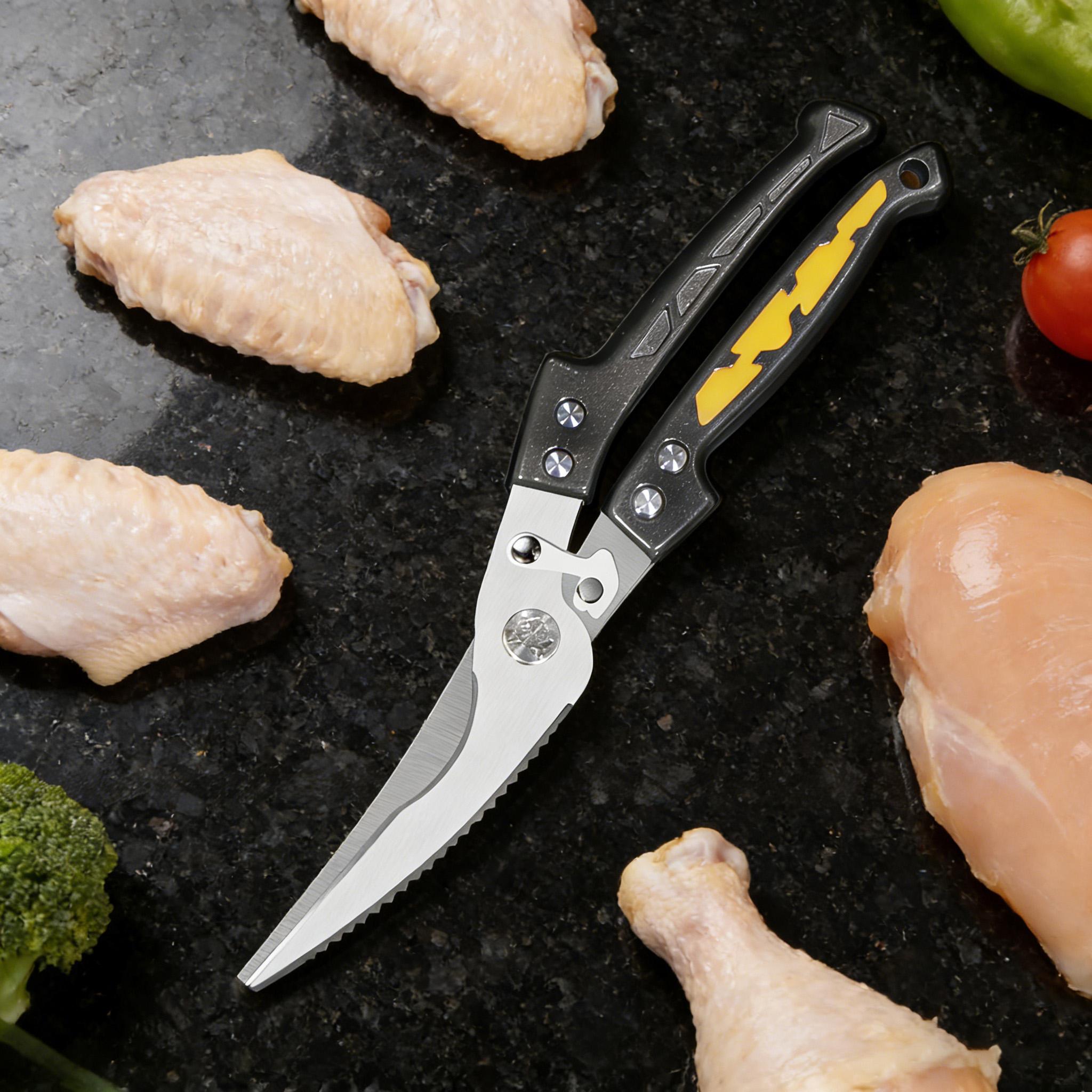 Multi-purpose Scissors Kitchen Chicken Bone Scissors Chef Household Scissors Food Scissors Vegetable Barbecue Kitchen Gadgets