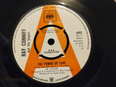 7-inch Plaat RAY CONNIFF & THE SINGERS - Power Of Love 48925PROMO CBS 1970 VK Pop Gebruikt