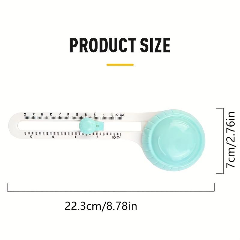 360° Rotary Circle Cutter Tool for Paper, Cardstock & Scrapbooking – 1Pc DIY Craft Cutting Knife