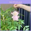 Sweet Plush Sheep Keychain Cartoon Accessory Soft Backpack Decoration For Young Girls