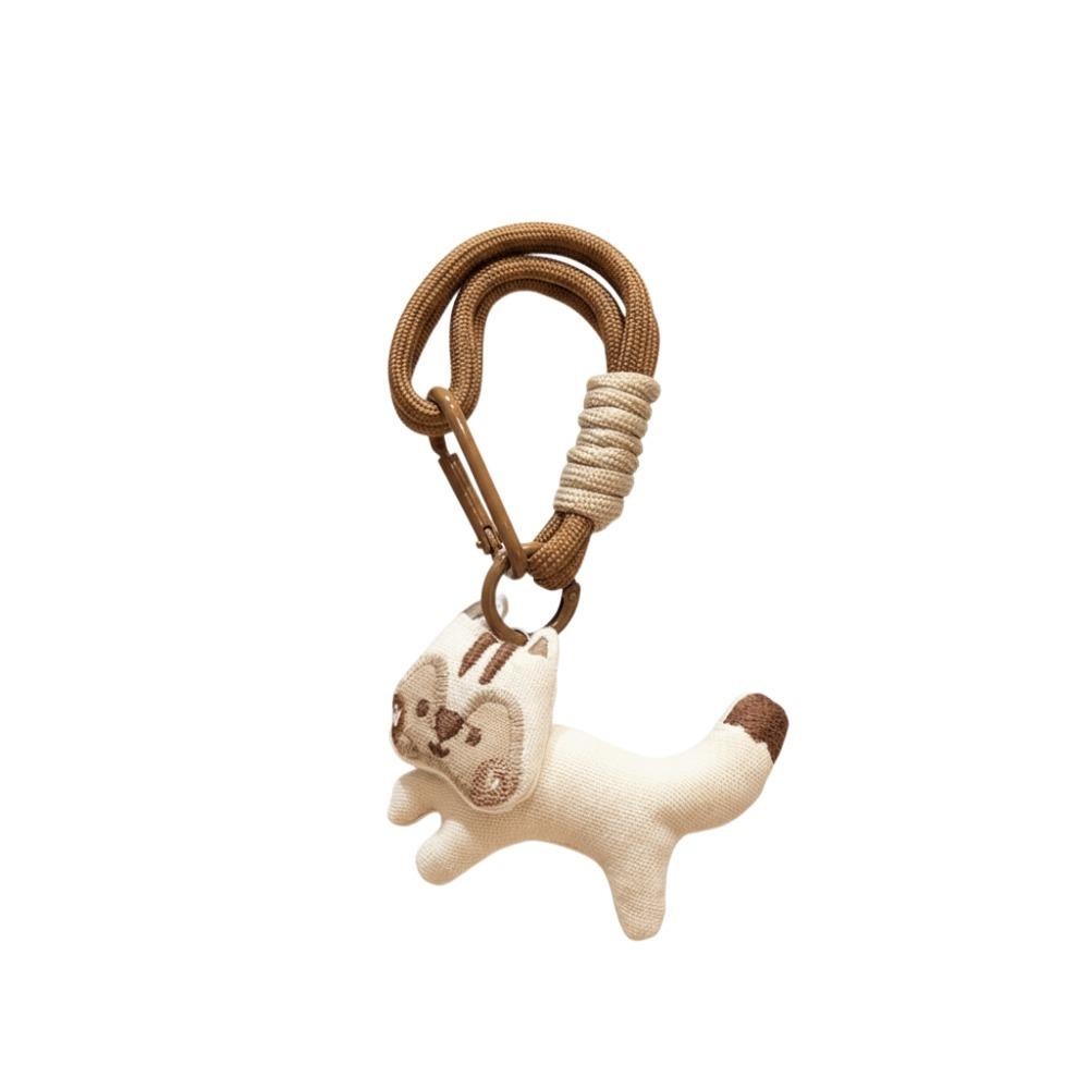 

Плетеный веревочный шнурок Подвеска Белка Мультяшный Шарм для подвешивания на сумку Брелок Белка Кукла Подвесной шарм Beige Style 1