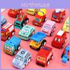 Childrens Pull Back Fire Truck And Engineering Vehicle Set With Cartoon Animal Design For Boys Playroom