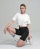 Down Blow Women'S Sports Pocket Biker Shorts Knee-Length Leggings Dbc 1902W