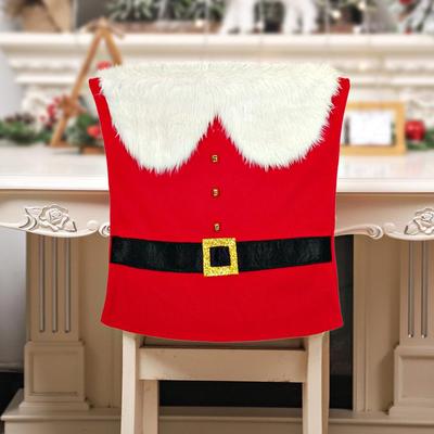 Christmas Chair and Stool Fabric Covers for Home or Restaurant Décor