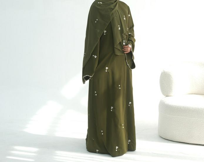 2025 Loriya Europe America Dubai Fashion Flower Embroidery Cardigan LR1120