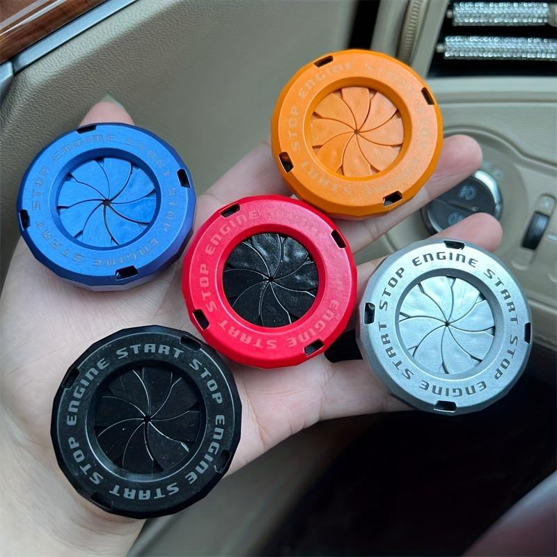 Decorative Cover for The One-Button Start Knob of And Motorcycles, A Personalized Ignition Ring for Car Interior Additions