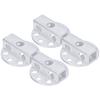 4Pcs Square Beam Bracket Aluminium Holder Stand Set Kit for Robot 5900‑0008‑0008
