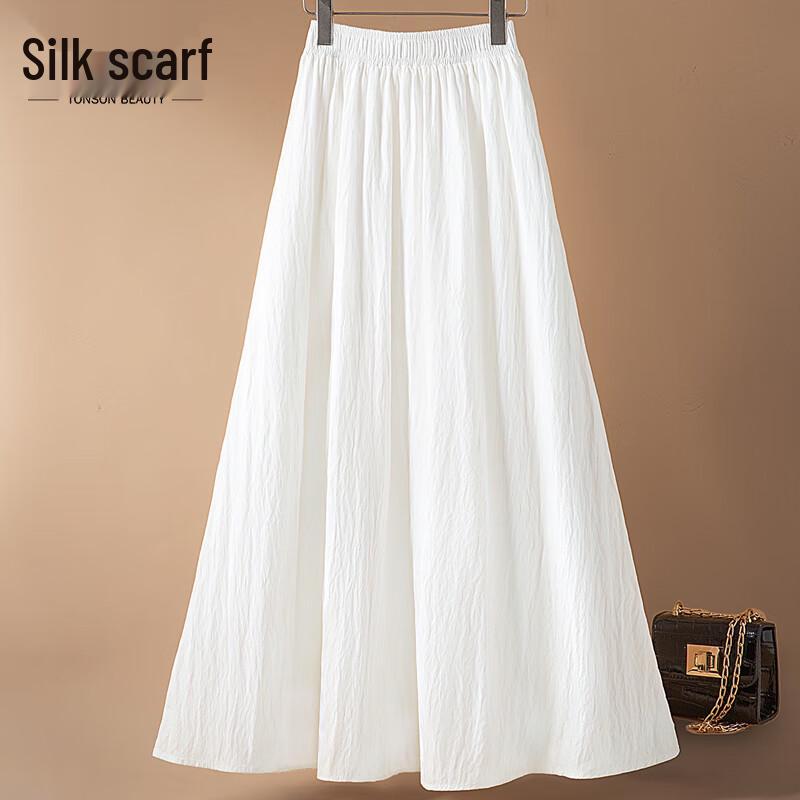 

Элегантная асимметричная юбка-миди А-силуэта с высокой талией S