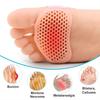 1Pair Silicone Metatarsal Pads, Toe Separation Foot Pads, Orthopedic Foot Massage Insoles, Forefoot Socks, Foot Care Tools