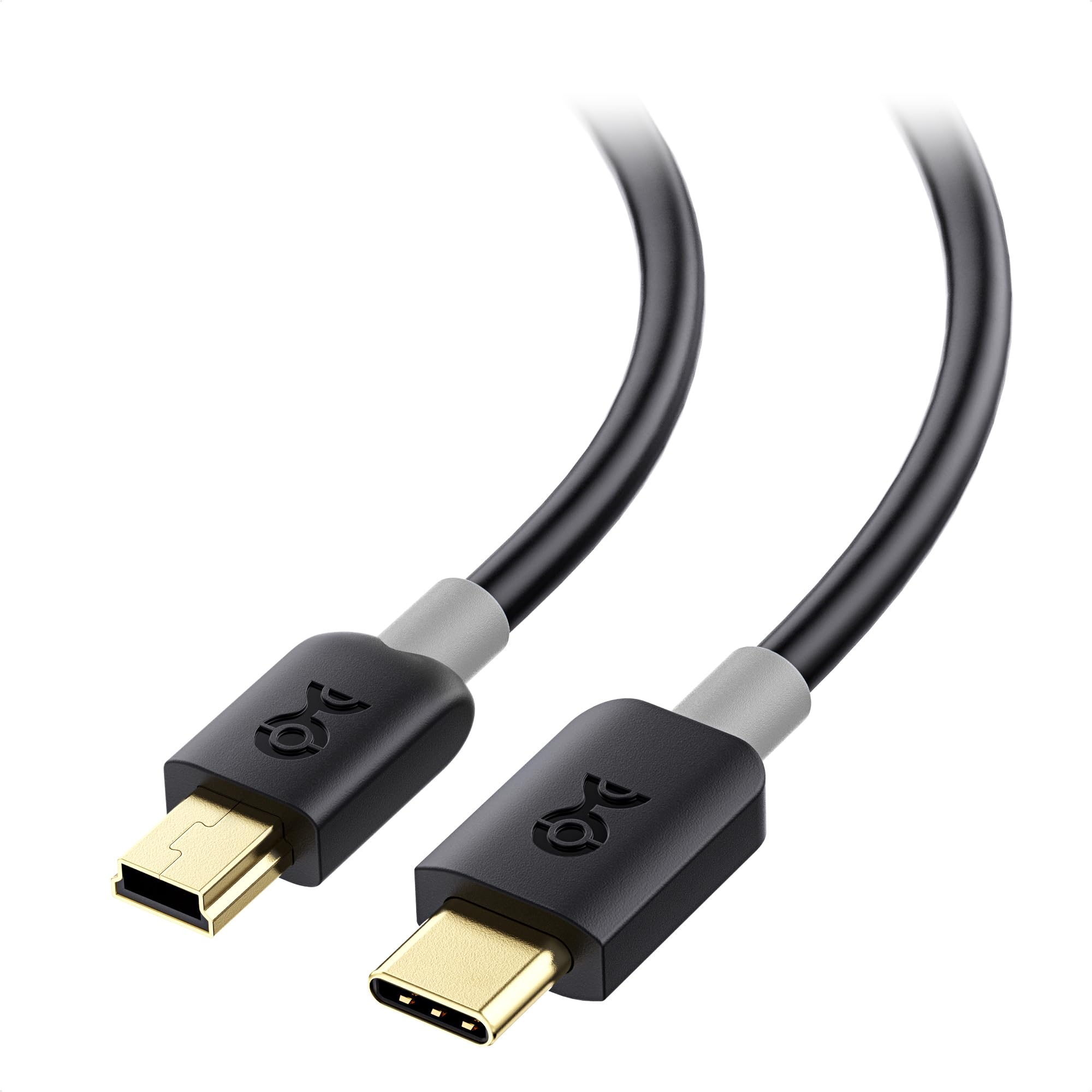 

Cable Matters Short USB C to Mini USB Cable Mini USB to USB C Compatible with PS3 Game Dash Black - 30cm, Cable, Mini-B 2.0 Connector, Controllers,