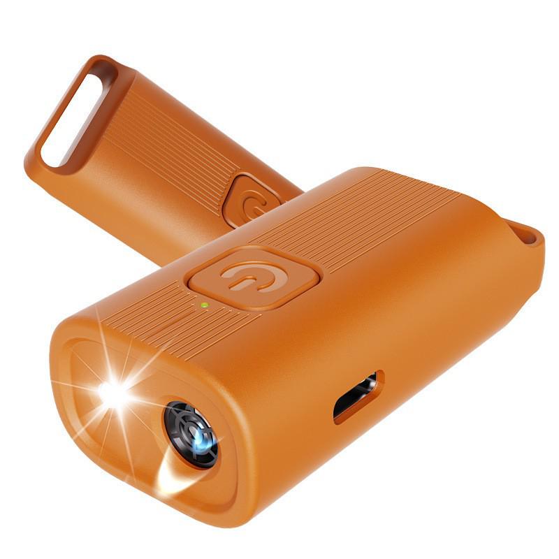 Ultrasonic Dog Repeller with Color Screen: Single, Double, or Triple Head Options оранжевый