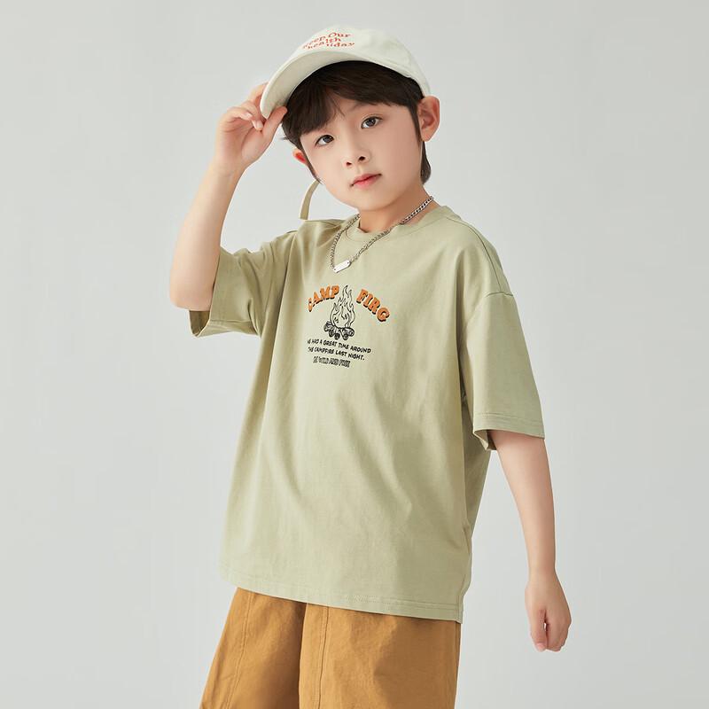 Boys' Camping Style Cool Short Sleeve T-Shirt