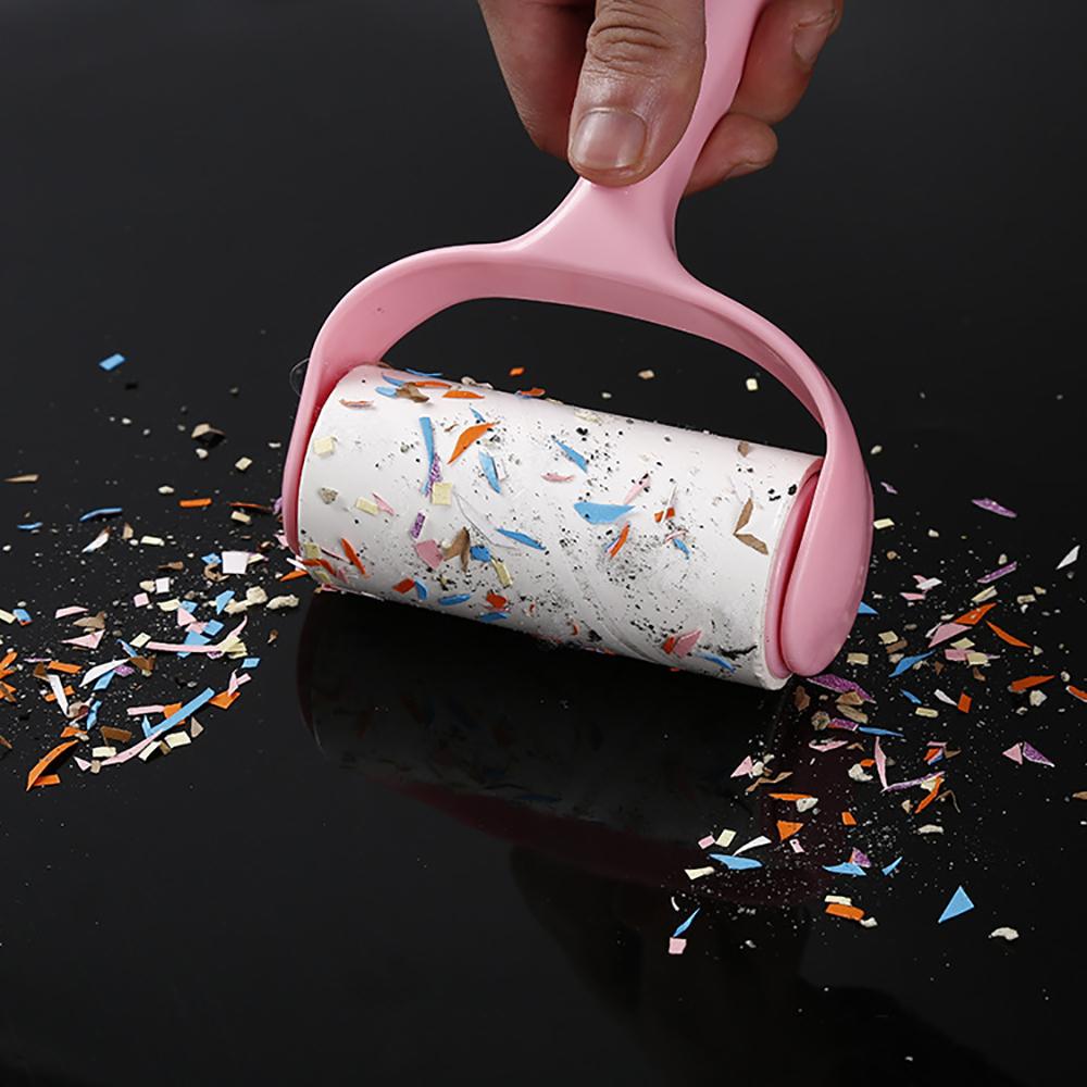 Tearable Lint Roller Sticky Roll Pet Hair Clothes Sofa Carpet Tousle Remover Replaceable Cleaning Brush Accessories Dust Wiper
