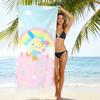 New Cute Rabbit Printed Microfiber Beach Towel Quick Dry Soft Bath Towel For Kids