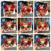 Handmade Christmas Glasses Frame Cartoon Elk Antlers Glasses Frame  New Year Dress Up