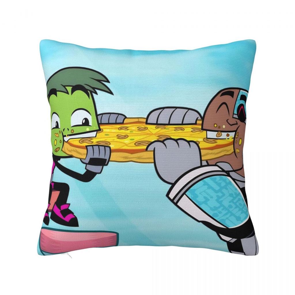 Pillow Cover Cartoon Go Custom DIY Cushion Cover T-Teen Fashion Pillow Case For Office Car Home Decorative Pillowcases