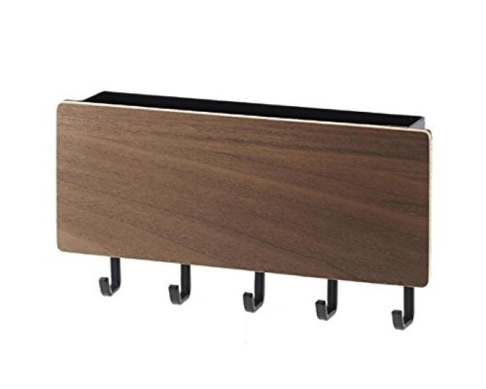 

Yamazaki Jitsugyo Magnetic key hook with holder rin Brown key storage key storage (Rin) коричневий