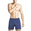 Men Panties Plaid Mid Waist Close Fit Stretch Hidden Button Super Soft Underpants Underwear Shorts Men Clothing